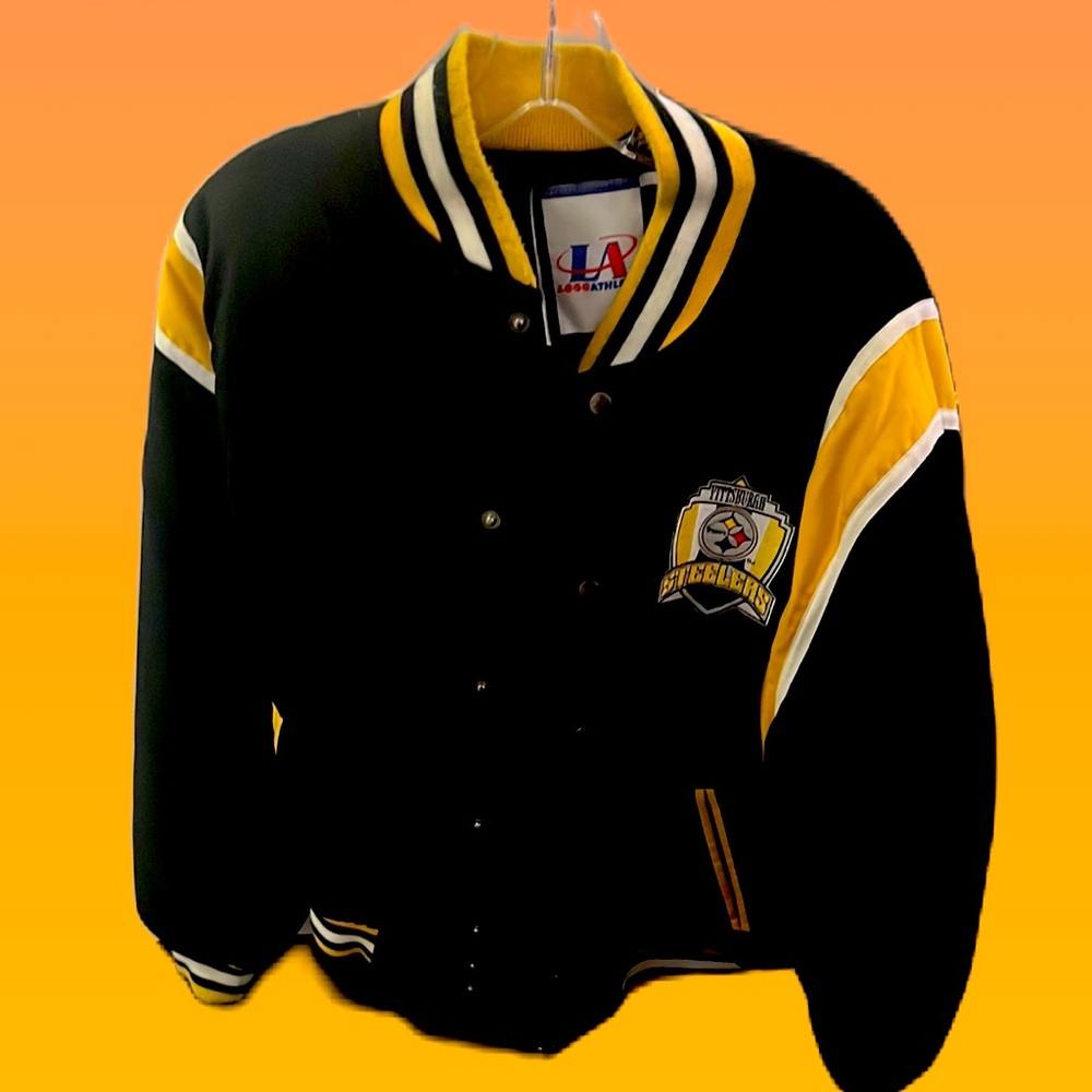 Logo Athletic Black and Yellow Jacket